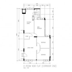 Blk 22 Marsiling Green (Woodlands), HDB 4 Rooms #600261401